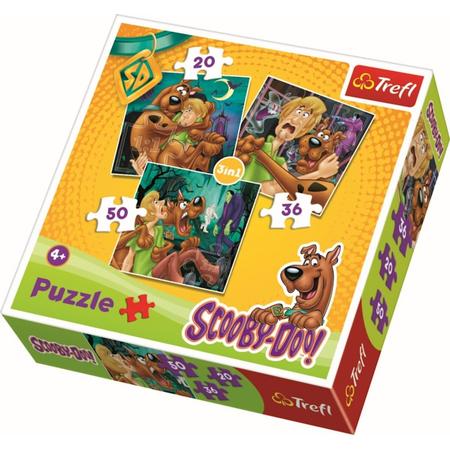 3 in 1 - Look out! Ghosts! / Warner Scooby Doo Legpuzzel