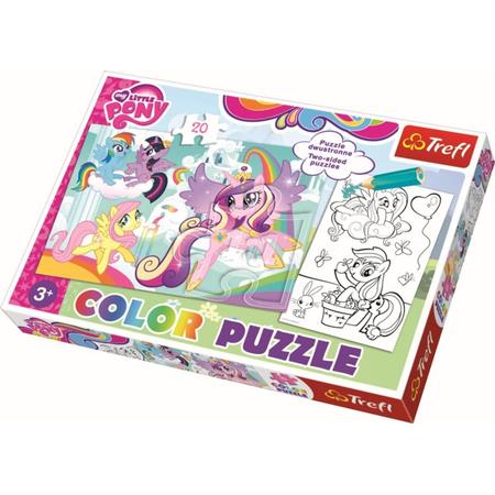 Color Puzzel 20 pcs - My Little Pony / Hasbro Legpuzzel