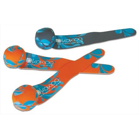 Trend24 - ool - Opblaasbaar speelgoed - Opblaasbaar - Waterspeelgoed - Blauw, grijs en oranje - 28 x 6 x 6 cm