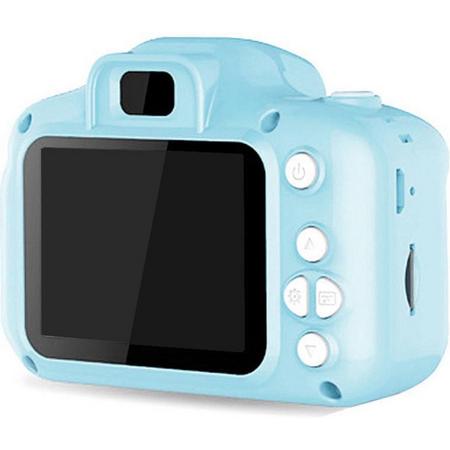 Kids digitale Camera - 4x digitale zoom - 800W pixels - Schokbestendige Camera - Videofunctie - Fotografie - Minicamera - Kids Camera - Blauw