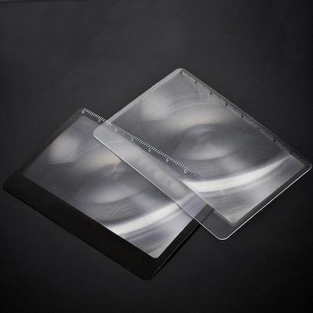Loep - Creditcard Formaat Vergrootglas - 3x - Transparant