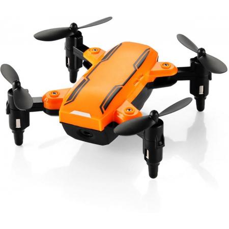 TrendX® Folding Drone - RC - Mini Quadcopters - Selfies - Speelgoed met Afstandsbediening Oranje
