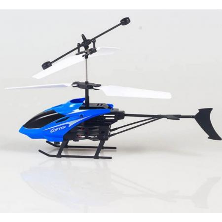 TrendX® RC Helicopter - Drone - 2 Kanalen - Gyro Radio - Speelgoed voor Kinderen - Geen Afstandsbediening Blauw