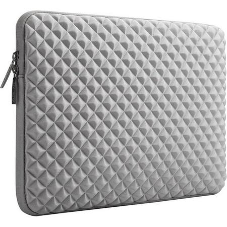 Trendfield Macbook Pro 15 & 16 Inch Case - Laptophoes 15.4 Inch Laptop Sleeve Hoes - Diamond Zilver