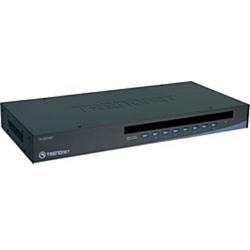 Trendnet TK-804R 8-Port USB/PS/2 Rack Mount KVM Switch w/ OSD 1U Zwart KVM-switch