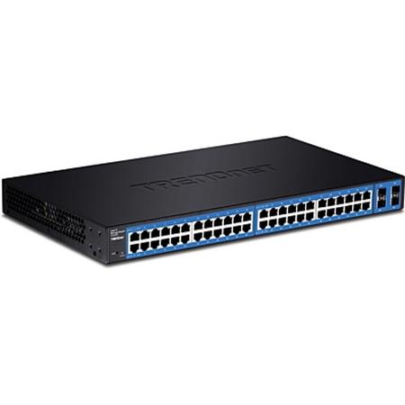 Trendnet TL2-G448 netwerk-switch Managed L2 Gigabit Ethernet (10/100/1000) Zwart 1U