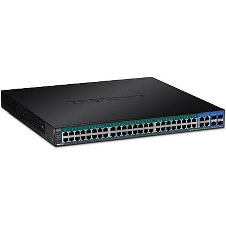 Trendnet TPE-5240WS netwerk-switch Gigabit Ethernet (10/100/1000) Zwart 1U Power over Ethernet (PoE)