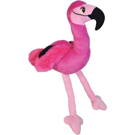 Pluche speelgoed knuffeldier Flamingo van 20 cm - Dieren knuffels - Cadeau voor kinderen