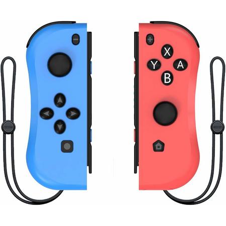 Joy-con controller - Voor Nintendo switch - Met 2 polsbandjes - Blauw en Rood