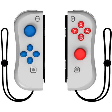 Joy-con controller voor Nintendo switch - Met 2 polsbandjes - Donker grijs