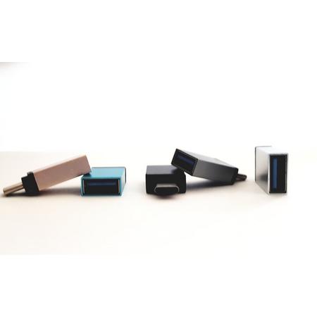 Set van 2 Micro USB C 3.0 to USB A female, Geschikt voor alle Laptops, Tablets en Smartphones