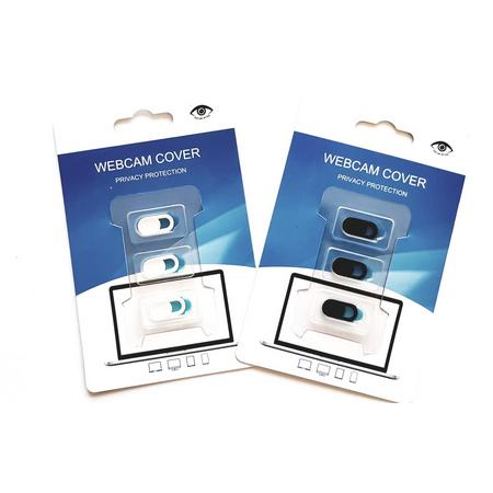 Universeel set van 3 Webcam cover Wit, Anti-Spy, alle Laptops en Tablet