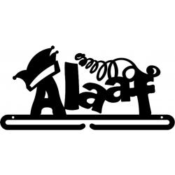 ALAAF Medaillehanger zwarte coating -(35cm breed) - Nederlands product - sportcadeau - topkado - medalhanger - medailles - Carnaval – optocht - muurdecoratie - kerst - sinterklaas