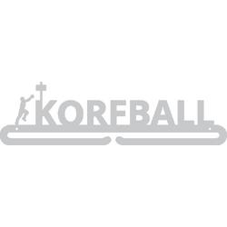 Korfball Medaillehanger - RVS (35cm breed) - Nederlands product - incl. cadeauverpakking - sportcadeau - topkado - medalhanger - medailles  - korfbalwedstrijd - kinderverjaardag - kerst - sinterklaas