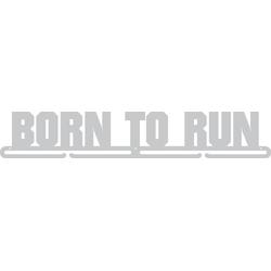 Luxe Medaillehanger Born to Run (70cm breed) - Nederlands product - eigen ontwerp mogelijk - sportcadeau - topkado - medalhanger - medailles - muurdecoratie