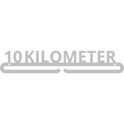 Medaillehanger - RVS - 10 Kilometer (35cm breed) - Nederlands product - incl. cadeauverpakking - eigen ontwerp mogelijk - sportcadeau - topkado - medalhanger - medailles - halve marathon - marathon – muurdecoratie
