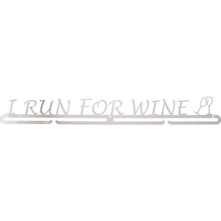 Medaillehanger - RVS - I run for Wine (70 cm breed)