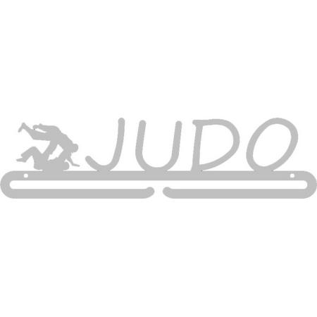 Medaillehanger - RVS - Judo (35cm breed) - Nederlands product - incl. cadeauverpakking - eigen ontwerp mogelijk - sportcadeau - topkado - medalhanger - medailles - vechtsport - muurdecoratie