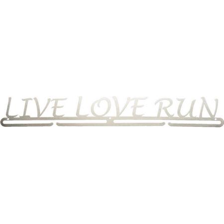 Medaillehanger - RVS - Live Love Run (70cm breed)