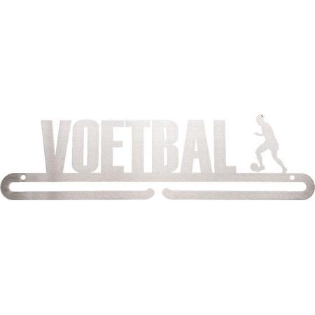 Medaillehanger - RVS - Voetbal Girl (35cm breed)