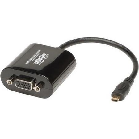 Tripp Lite P131-06N-MICRO kabeladapter/verloopstukje Micro HDMI HD15 Zwart