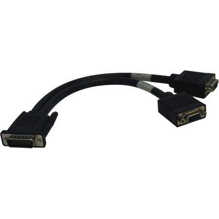 Tripp Lite P574-001 video kabel adapter 0,3 m DMS VGA (D-Sub) Zwart