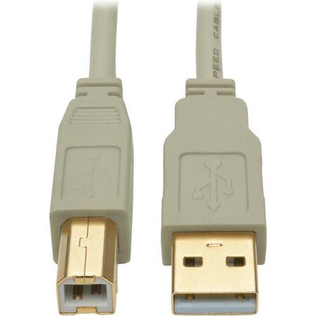 Tripp-Lite U022-006-BE USB 2.0 A/B Cable (M/M), Beige, 6 ft. TrippLite