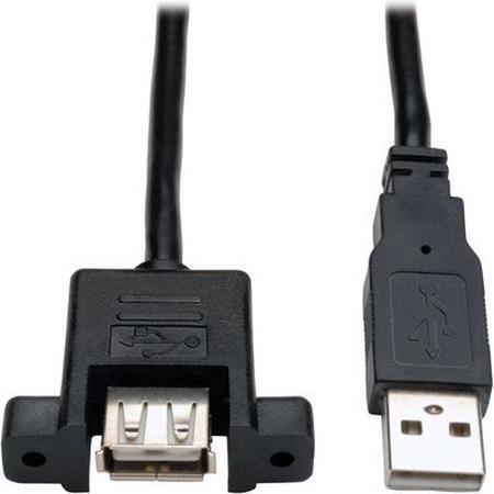 Tripp Lite U024-06N-PM USB-kabel 0,15 m 2.0 USB A Zwart