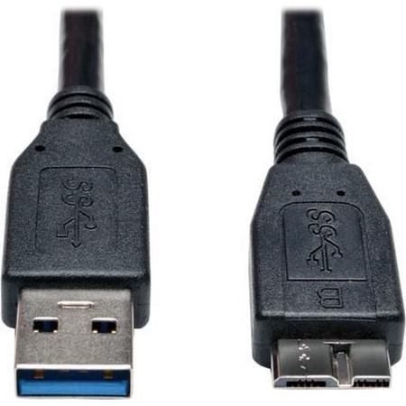 Tripp Lite U326-001-BK USB-kabel 0,3 m 3.2 Gen 1 (3.1 Gen 1) USB A Micro-USB B Zwart