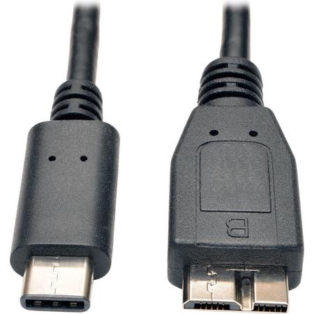 Tripp Lite U426-003 USB-kabel 1,83 m 3.2 Gen 2 (3.1 Gen 2) USB C Micro-USB B Zwart
