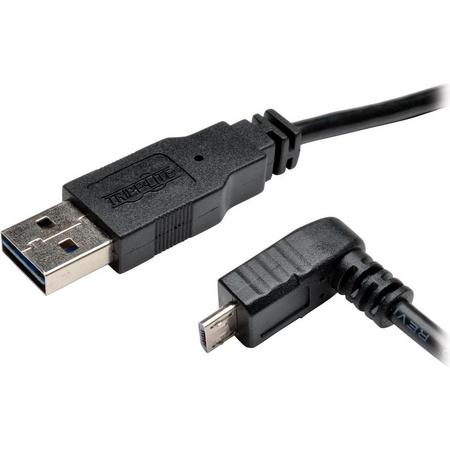 Tripp Lite UR050-003-DNB USB-kabel 0,91 m 2.0 USB A Micro-USB B Zwart
