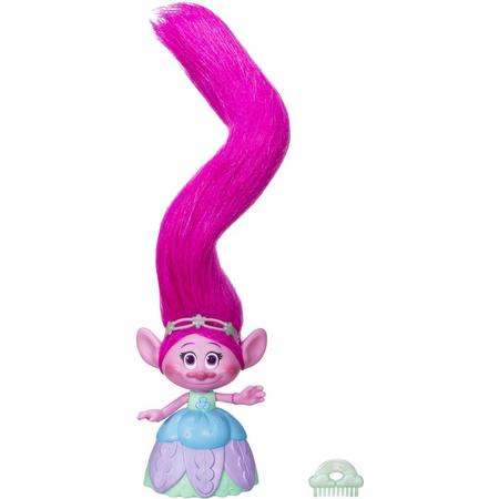 Trolls Haar in de lucht Poppy - Speelfiguur - 22 cm