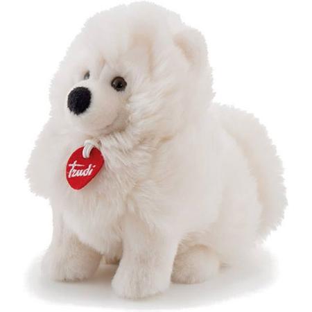 Trudi Knuffel Hond Fluffies Samoyed Wit 24 Cm