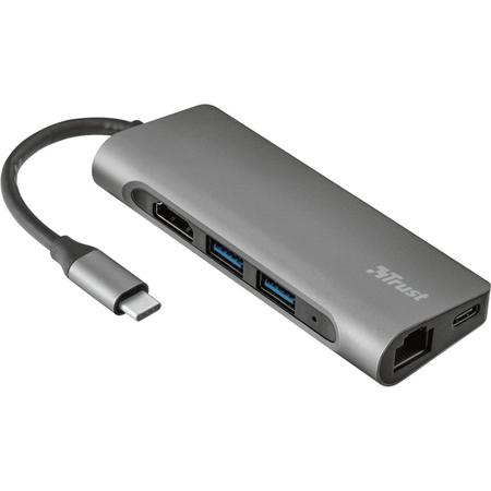Dalyx Aluminium USB-hub - 7-in-1 USB-C Multi-port Adapter