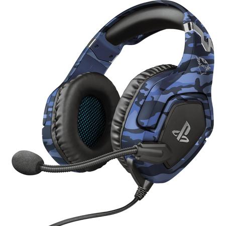 GXT 488-B Forze - PS4 Official Licensed Game Headset - Camo Blauw