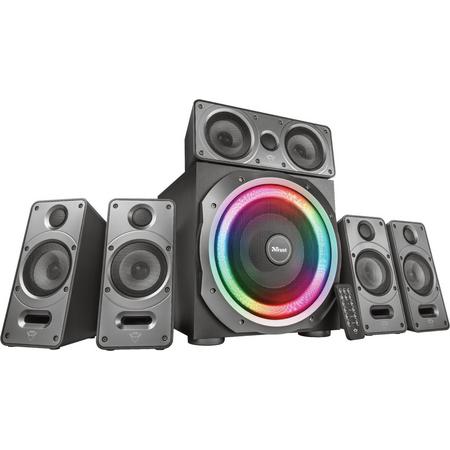 GXT 698 Torro - 5.1 Speakers - PC/PS4/Xbox One - RGB - Dolby Audio - Zwart
