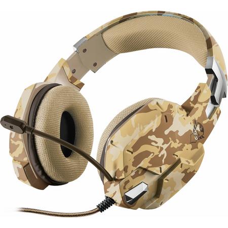 Trust GXT 322 Carus - Dynamische Gaming Headset - Desert Camouflage