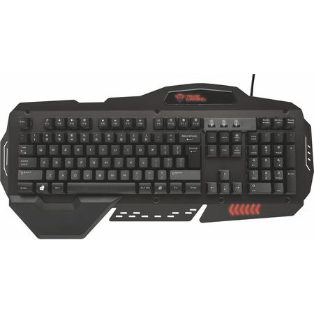 Trust GXT 850 Metal Gaming Keyboard PT toetsenbord USB PORTUGESE LAY-OUT(QWERTY)