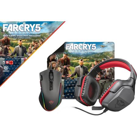 Trust Gaming Bundel - Headset, Muis en Muismat inclusief Far Cry 5 Voucher