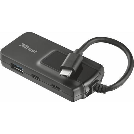 Trust Oila - 4 Poorts USB Hub (2 USB-C & 2 USB 3.1 Poorten)