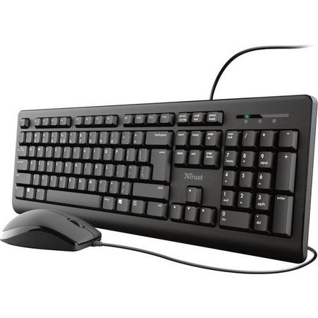 Trust TKM-250 toetsenbord USB Zwart