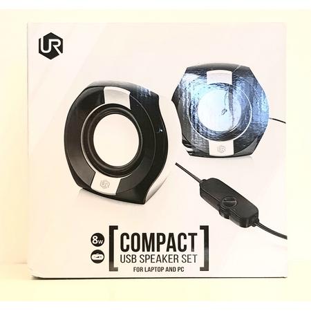 Trust Urban Compact 2.0 Speakerset for Laptop and PC Black/White