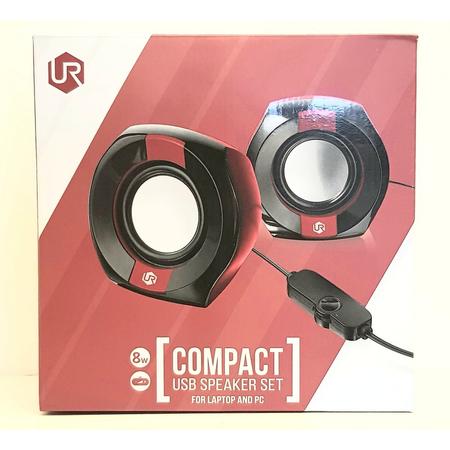 Trust Urban Compact Speakerset for Laptop and PC Black/Red