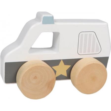 ✅  Tryco - Houten Speelgoed Auto - Politie wagen