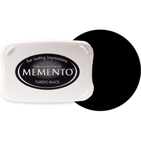 ME-900 Memento stempelinkt stempelkussen groot Tsukineko Tuxedo black zwart