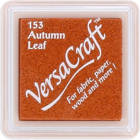 VKS-153 Versacraft inktkussen small bruin autumn leaf inkt voor stof textiel papier