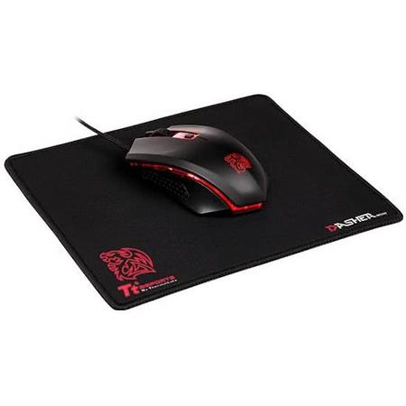 TteSPORTS Talon X Optical RGB Gaming Mouse and Dasher Mini Mouse Mat