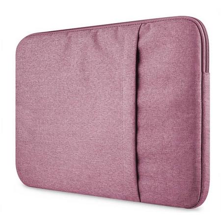 Tuff-luv - Nylon beschermhoes voor een 13 inch laptop/notebook - roze