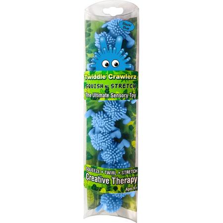 Twiddle Crawlerz - Squish n Stretch - Blazin Blue - Fidget Toy