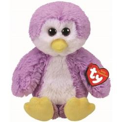 Pluche Ty Beanie paarse pinguin knuffel Gordon 20 cm speelgoed - Pinguin dieren knuffels - Speelgoed voor kinderen